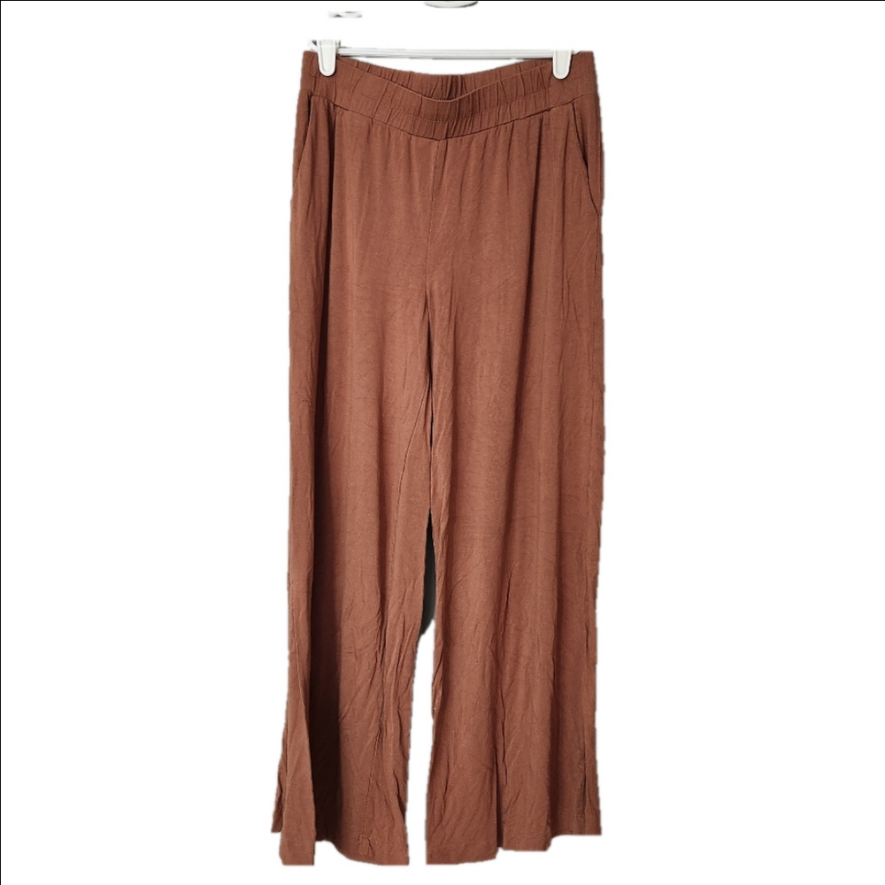3/$25 NWOT Agnes & Dora wide leg elastic waist casual brown lounge pants Medium
